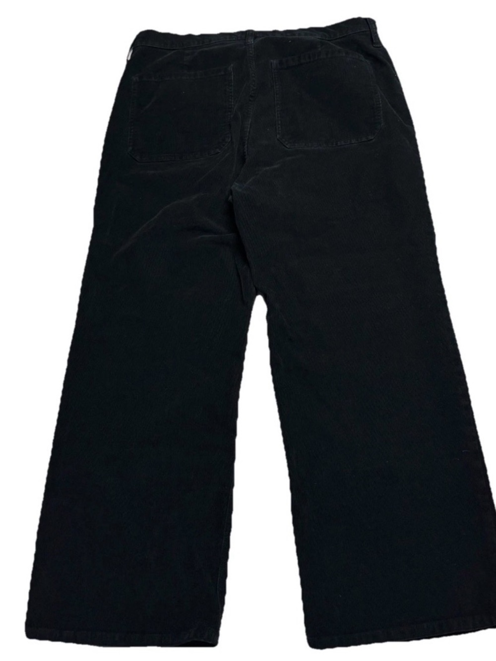 J. Crew Sailor Slim Wide Pant In Stretch Corduroy Black Siz:e 31 - Picture 2 of 5